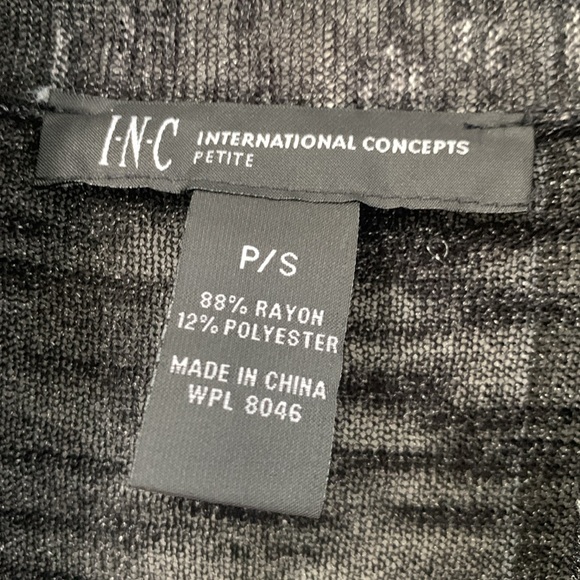 INC floral open front cardigan - Picture 3 of 4